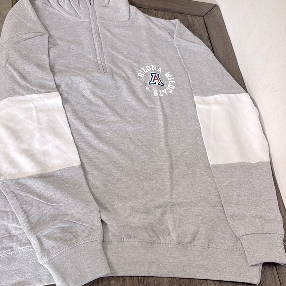 NWT [Old Varsity Brand] Arizona Wildcats NCAA 1/4 Zip Pullover Top Women’s Large - Picture 4 of 12